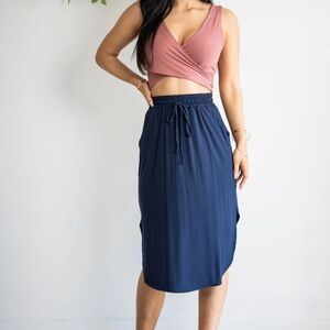Sozy Camilla midi skirt